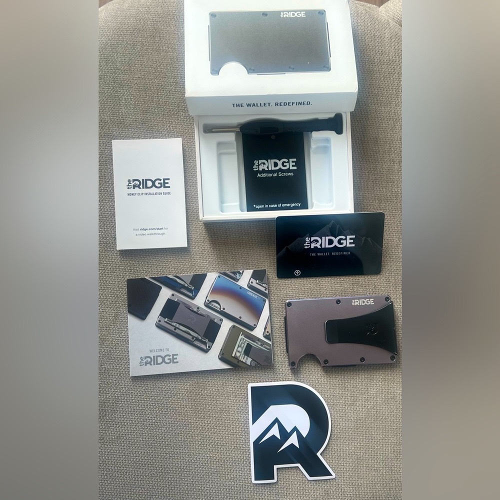 Ridge Wallet - Aluminum - Gunmetal